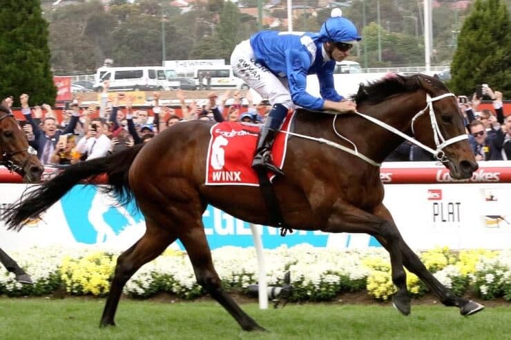 winx winning 2018 cox plate