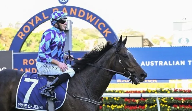 Jockey Declan Bates masterclass ride aboard the wonder mare Pride of Jenni to Claim Group 1 Queen Elizabeth Victory
