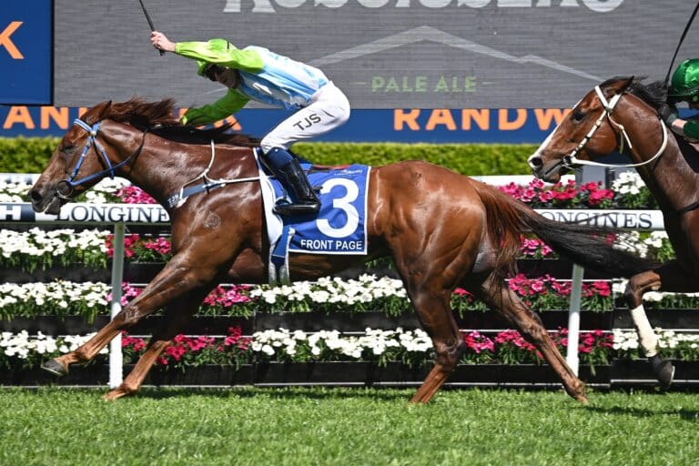 Front Page makes his return after a gallant third place in the Group 1 Galaxy, is he on the path to a 3rd Kosciusko or is The Everest calling his name, Matthew Dale trainer says all roads are open to his exciting sprinter
