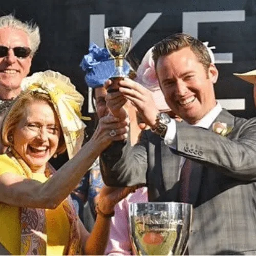 Gai Waterhouse and Adrian Bott